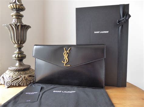 black ysl pouch|YSL uptown pouch sale.